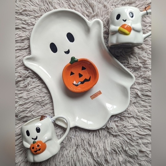 Friendly Ghost 👻 Side Plate / Spoon Rest - Picture 6 of 7